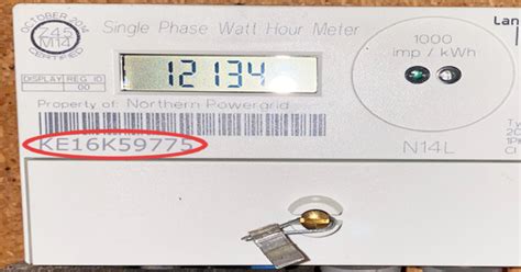 electricity meter box serial number|certified electric meter number.